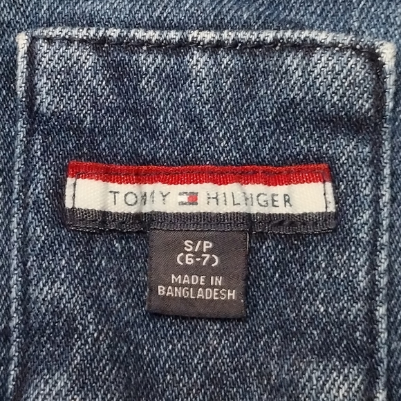 Tommy Hilfiger blu jeans baby girl jacket for 6 or 7 years, Color blue. - Picture 5 of 7